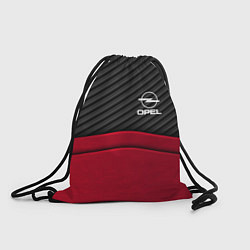 Рюкзак-мешок Opel: Red Carbon, цвет: 3D-принт