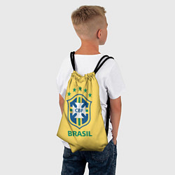 Рюкзак-мешок Brazil Team, цвет: 3D-принт — фото 2