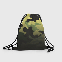 Рюкзак-мешок Военный камуфляж, цвет: 3D-принт