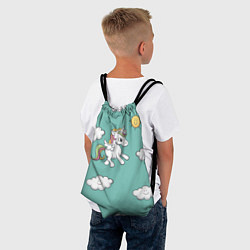 Рюкзак-мешок Unicorns Love, цвет: 3D-принт — фото 2