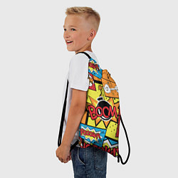 Рюкзак-мешок Boom Pop Art, цвет: 3D-принт — фото 2