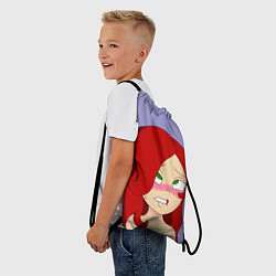 Рюкзак-мешок Ahegao Redhead, цвет: 3D-принт — фото 2