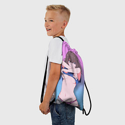 Рюкзак-мешок Ahegao Girl, цвет: 3D-принт — фото 2