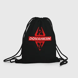 Рюкзак-мешок TES: Dovahkin, цвет: 3D-принт