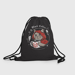 Рюкзак-мешок Black Cat, Black Coffee, цвет: 3D-принт