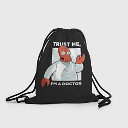 Рюкзак-мешок Zoidberg: Trust Me, цвет: 3D-принт