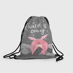 Рюкзак-мешок Pig: Winter is Coming, цвет: 3D-принт