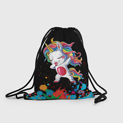 Рюкзак-мешок Малыш-единорог, цвет: 3D-принт