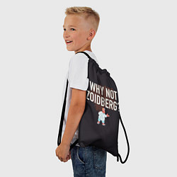 Рюкзак-мешок Why not Zoidberg?, цвет: 3D-принт — фото 2