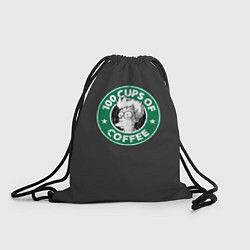 Рюкзак-мешок 100 cups of coffee, цвет: 3D-принт