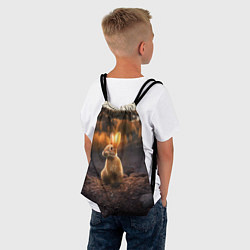 Рюкзак-мешок Солнечный зайчик, цвет: 3D-принт — фото 2