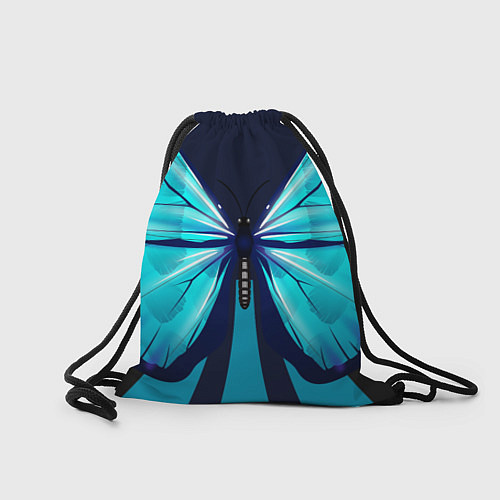 Мешок для обуви Голубая бабочка / 3D-принт – фото 2