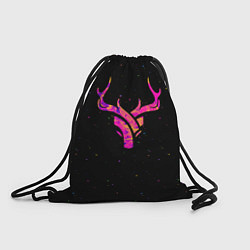 Рюкзак-мешок Neon Deer, цвет: 3D-принт