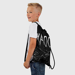 Рюкзак-мешок GONE Fludd ХАОС Черный, цвет: 3D-принт — фото 2