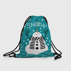 Рюкзак-мешок Let's it Snow, цвет: 3D-принт