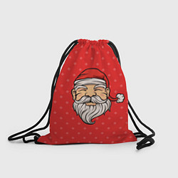 Рюкзак-мешок Дед Мороз, цвет: 3D-принт