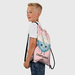 Рюкзак-мешок Смятанка, цвет: 3D-принт — фото 2