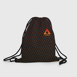 Рюкзак-мешок Apex Legends: Orange Dotted, цвет: 3D-принт