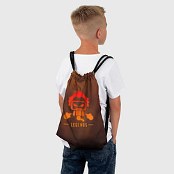 Рюкзак-мешок Apex Legends: Caustic Logo, цвет: 3D-принт — фото 2