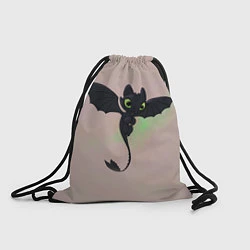 Рюкзак-мешок Ночная фурия, цвет: 3D-принт