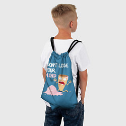 Рюкзак-мешок Не сходи с ума!, цвет: 3D-принт — фото 2