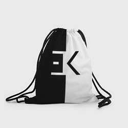 Рюкзак-мешок Егор Крид: ЕК, цвет: 3D-принт