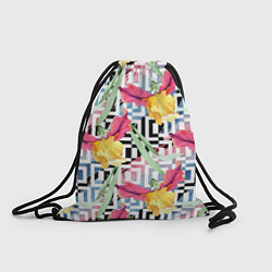 Рюкзак-мешок Летняя абстракция, цвет: 3D-принт