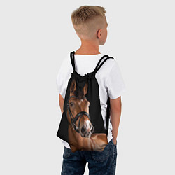Рюкзак-мешок Гнедой жеребец, цвет: 3D-принт — фото 2