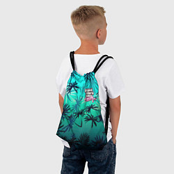 Рюкзак-мешок GTA пальмы, цвет: 3D-принт — фото 2