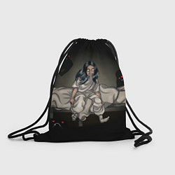 Рюкзак-мешок Billie Eilish: Fall Asleep, цвет: 3D-принт