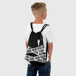 Рюкзак-мешок BILLIE EILISH: Black Tape, цвет: 3D-принт — фото 2