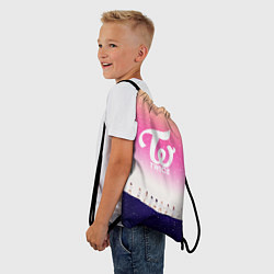 Рюкзак-мешок TWICE, цвет: 3D-принт — фото 2