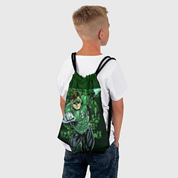 Рюкзак-мешок Green Lantern, цвет: 3D-принт — фото 2