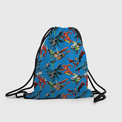 Рюкзак-мешок Justice League, цвет: 3D-принт
