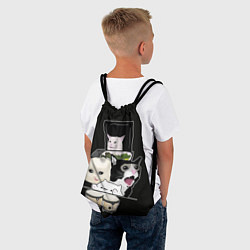 Рюкзак-мешок Woman yelling at cat, цвет: 3D-принт — фото 2
