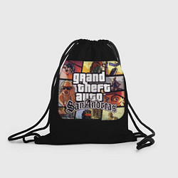 Рюкзак-мешок GTA SA, цвет: 3D-принт