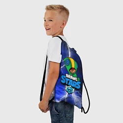 Рюкзак-мешок BRAWL STARS LEON STORM, цвет: 3D-принт — фото 2