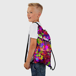 Рюкзак-мешок Billie eilish, цвет: 3D-принт — фото 2