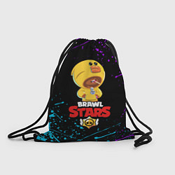 Рюкзак-мешок BRAWL STARS SALLY LEON, цвет: 3D-принт