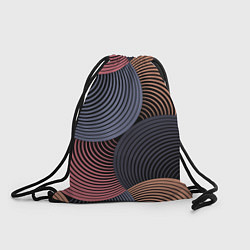 Рюкзак-мешок Абстрактный узор, цвет: 3D-принт