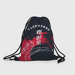 Рюкзак-мешок Тхэквондо, цвет: 3D-принт