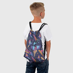 Рюкзак-мешок Райские попугаи, цвет: 3D-принт — фото 2