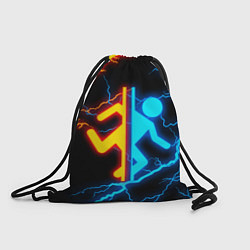 Рюкзак-мешок PORTAL, цвет: 3D-принт