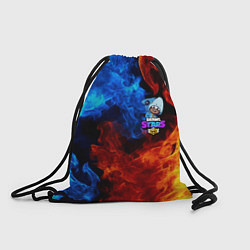 Рюкзак-мешок Brawl Stars LEON SHARK, цвет: 3D-принт