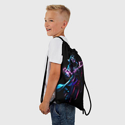 Рюкзак-мешок Fortnite Спина, цвет: 3D-принт — фото 2