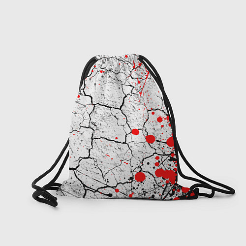 Мешок для обуви Ассасин крид с красными каплями / 3D-принт – фото 2