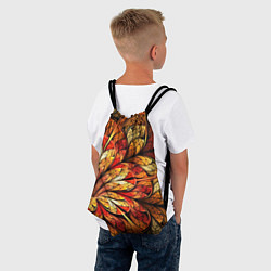 Рюкзак-мешок ФРАКТАЛЬНЫЙ УЗОР, цвет: 3D-принт — фото 2