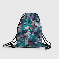 Рюкзак-мешок Камуфляж: ледяной, цвет: 3D-принт