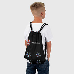Рюкзак-мешок Umbrella Corporation, цвет: 3D-принт — фото 2
