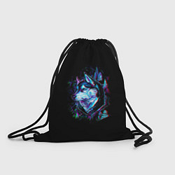Рюкзак-мешок Wolf, цвет: 3D-принт